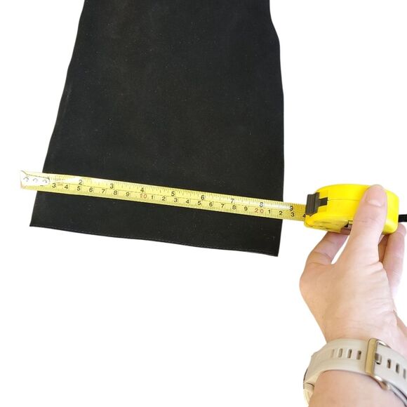 Steve Madden Evey Womens Black Suede Wide Calf Block Heel Thigh High Boots NWOB - Picture 11 of 15